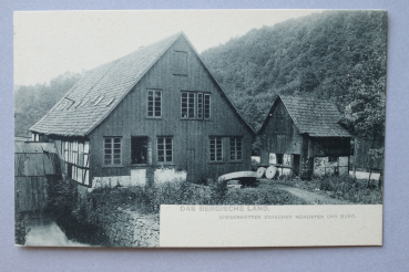 Ansichtskarte AK Wiesenkotten Münster u Burg 1900 Mühle Mühlsteine Gebäude Architektur Ortsansicht NRW